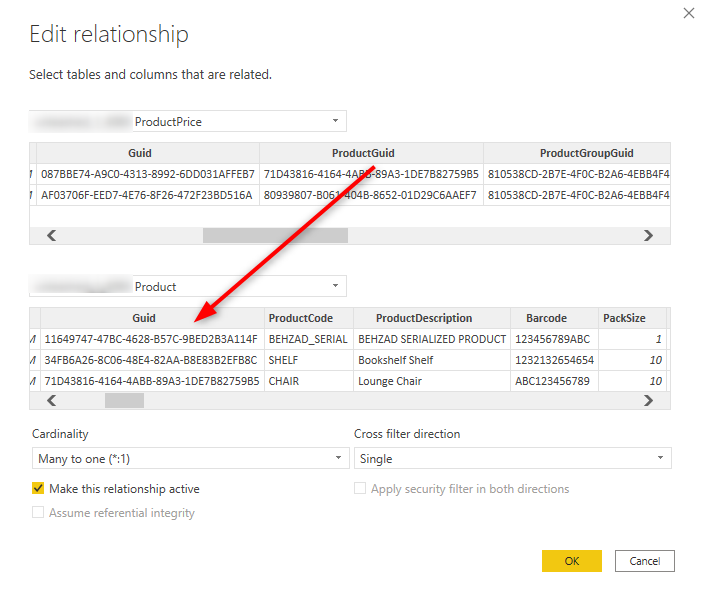 Data relationships provided by the cloud platform